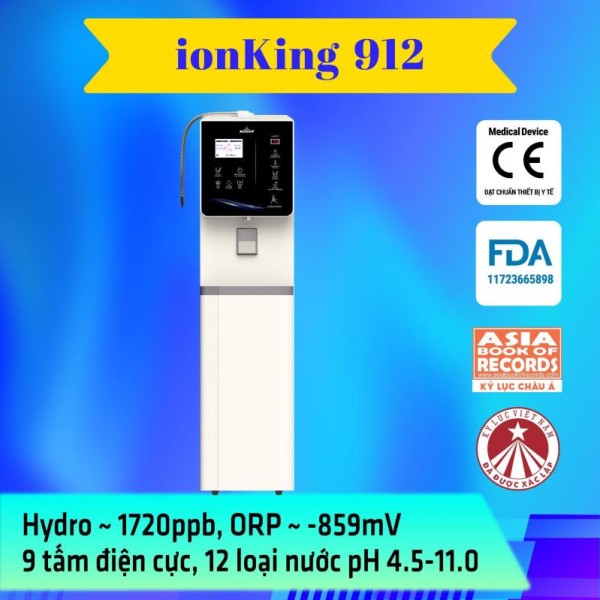 Máy Lọc Nước ion kiềm 912