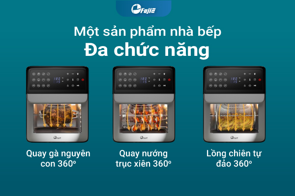 Nồi chiên không dầu FujiE AF12D