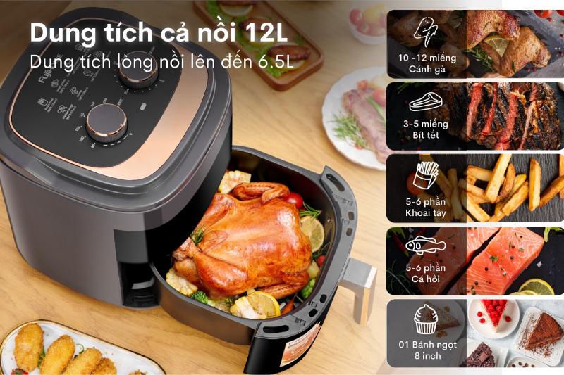 Nồi chiên không dầu Fujihome A6GG