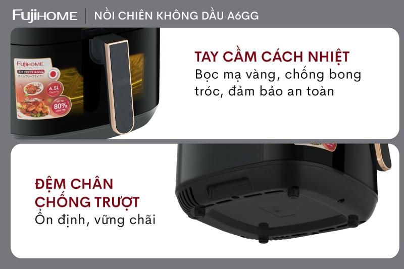 Nồi chiên không dầu Fujihome A6GG