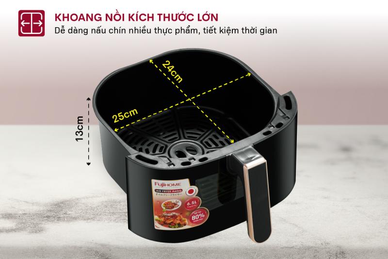 Nồi chiên không dầu Fujihome A6gg