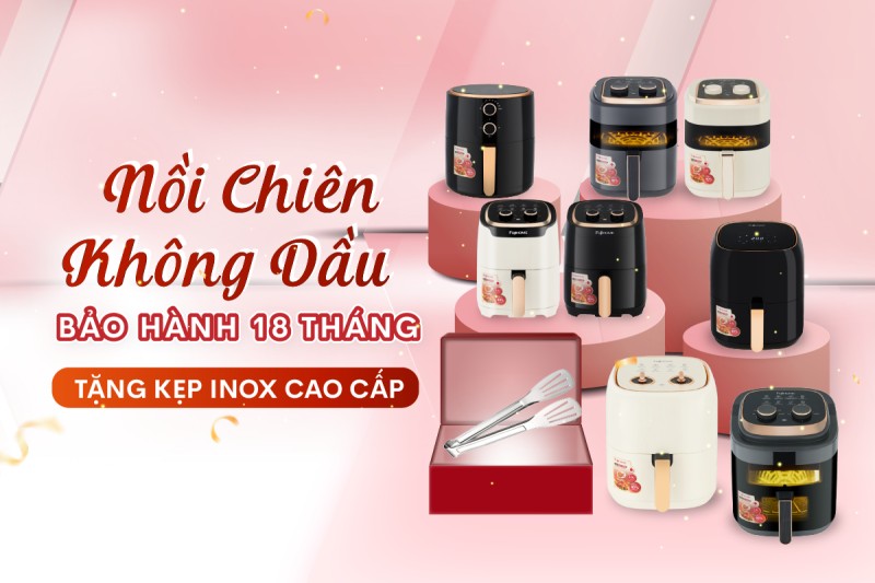 Nồi chiên không dầu Fujihome A6GG 6,5Lít