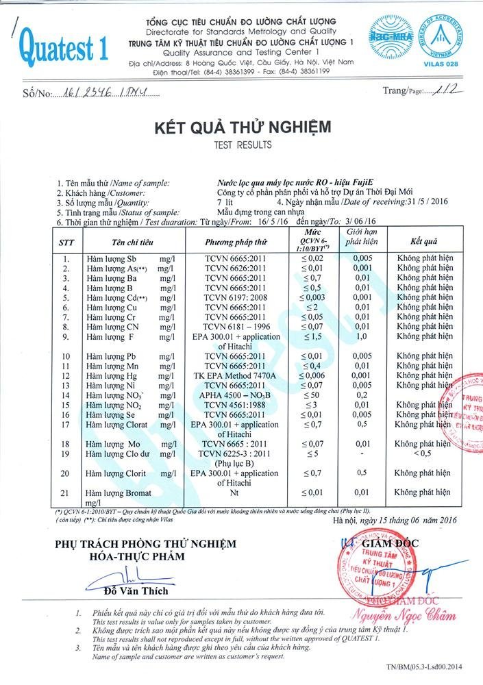 Máy lọc nước tinh khiết RO thông minh FujiE RO-06