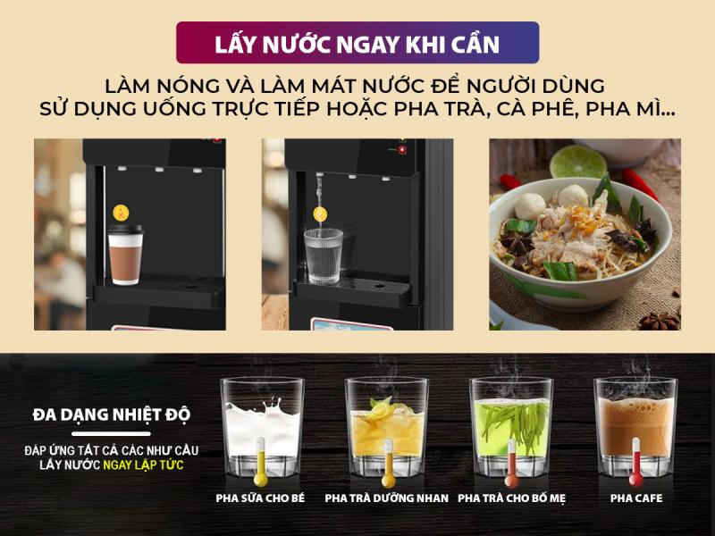 Cây nước nóng lạnh FUJIHOME WD61E