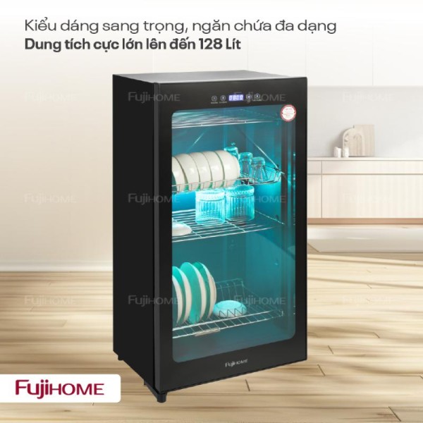 Tủ sấy chén bát tiệt trung Fujihome DD128