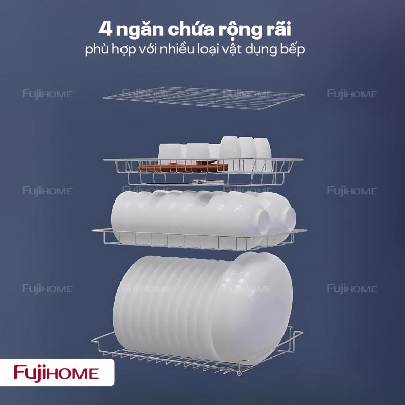 Tủ sấy chén bát tiệt trung Fujihome DD128