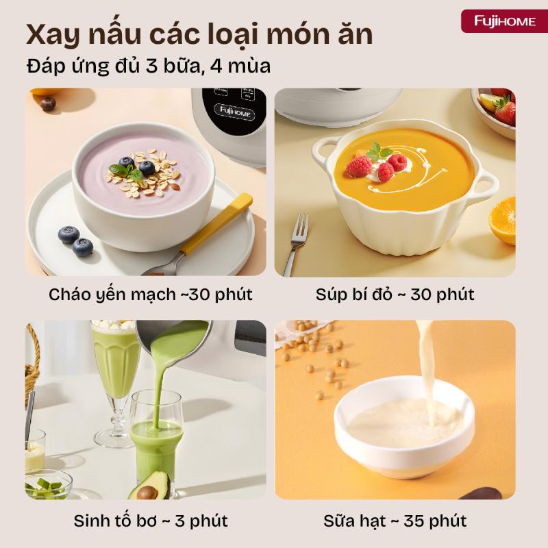 Máy làm sữa hạt đa năng Fujihome SM836